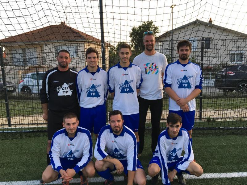 Equipe GEF TP tournoi foot inter entreprise 2019